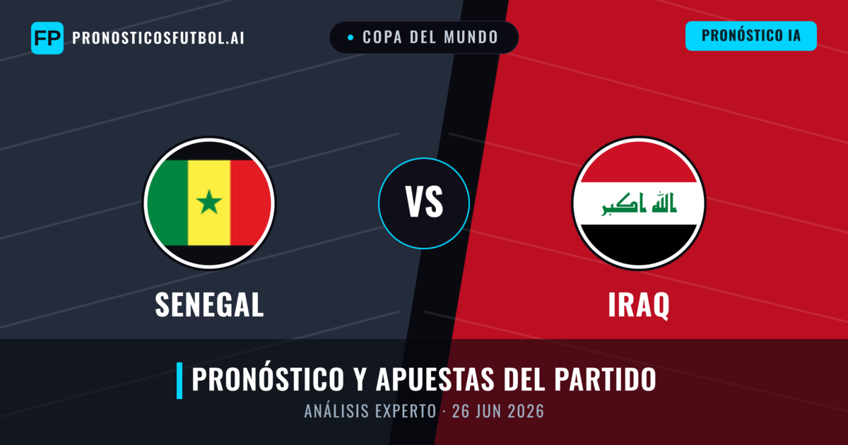 Senegal vs Iraq — pronóstico y previa del partido