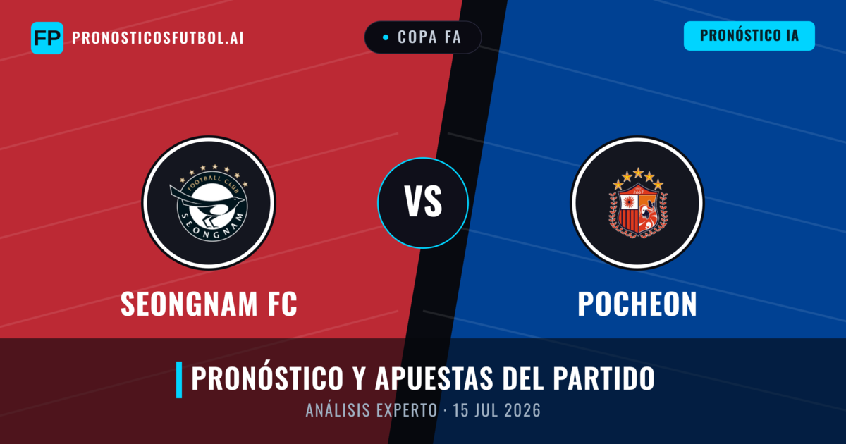 Seongnam FC vs Pocheon — pronóstico y previa del partido