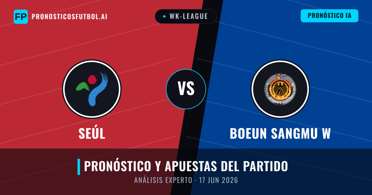Seúl vs Boeun Sangmu W — pronóstico y previa del partido