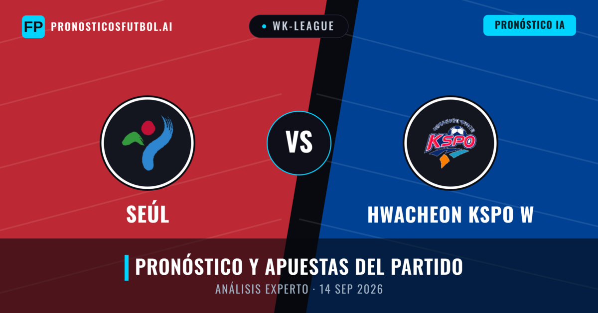 Seúl vs Hwacheon KSPO W — pronóstico y previa del partido