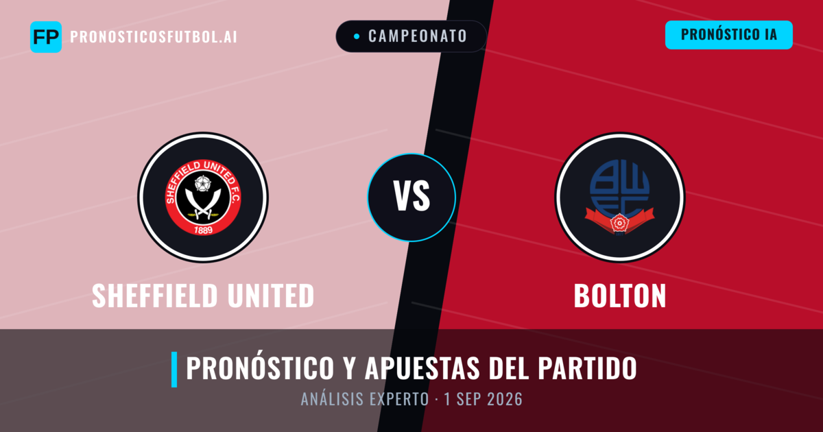 Sheffield United vs Bolton — pronóstico y previa del partido