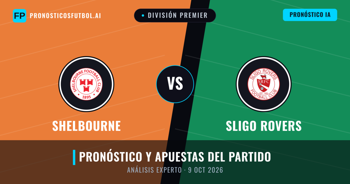 Shelbourne vs Sligo Rovers — pronóstico y previa del partido