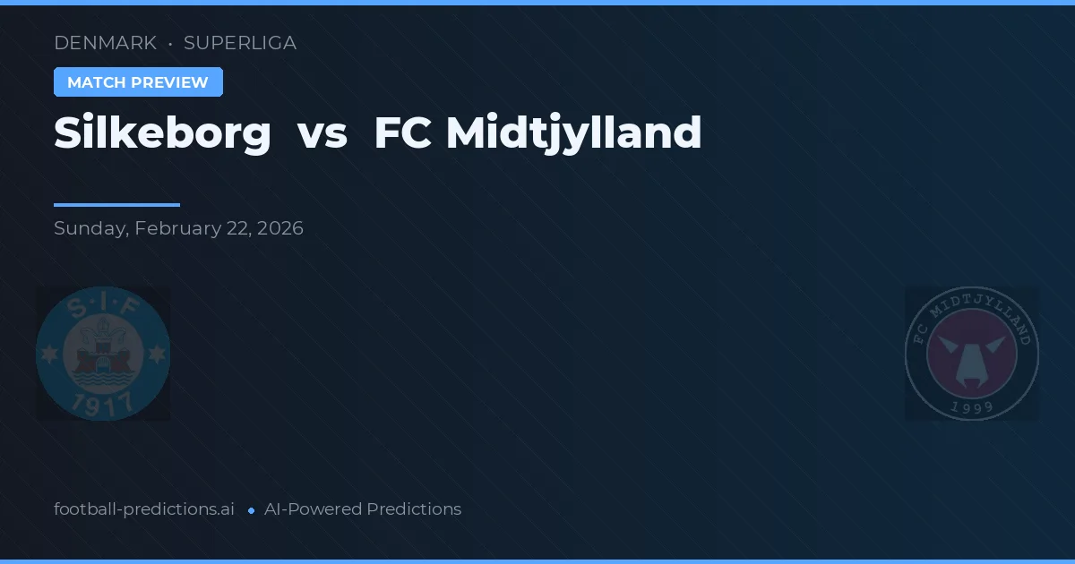 Silkeborg vs FC Midtjylland — pronóstico y previa del partido