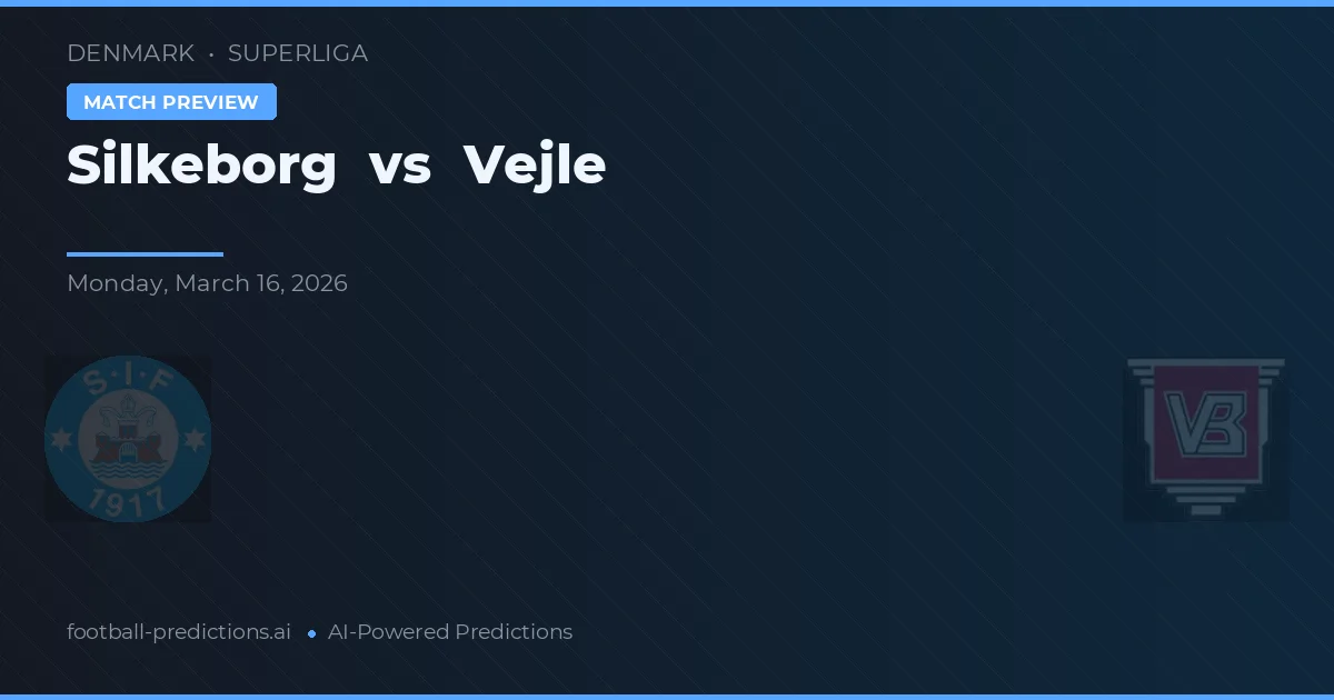 Silkeborg vs Vejle — pronóstico y previa del partido