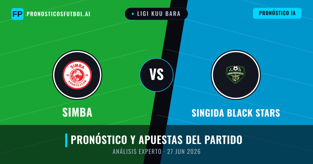 Simba vs Singida Black Stars — pronóstico y previa del partido