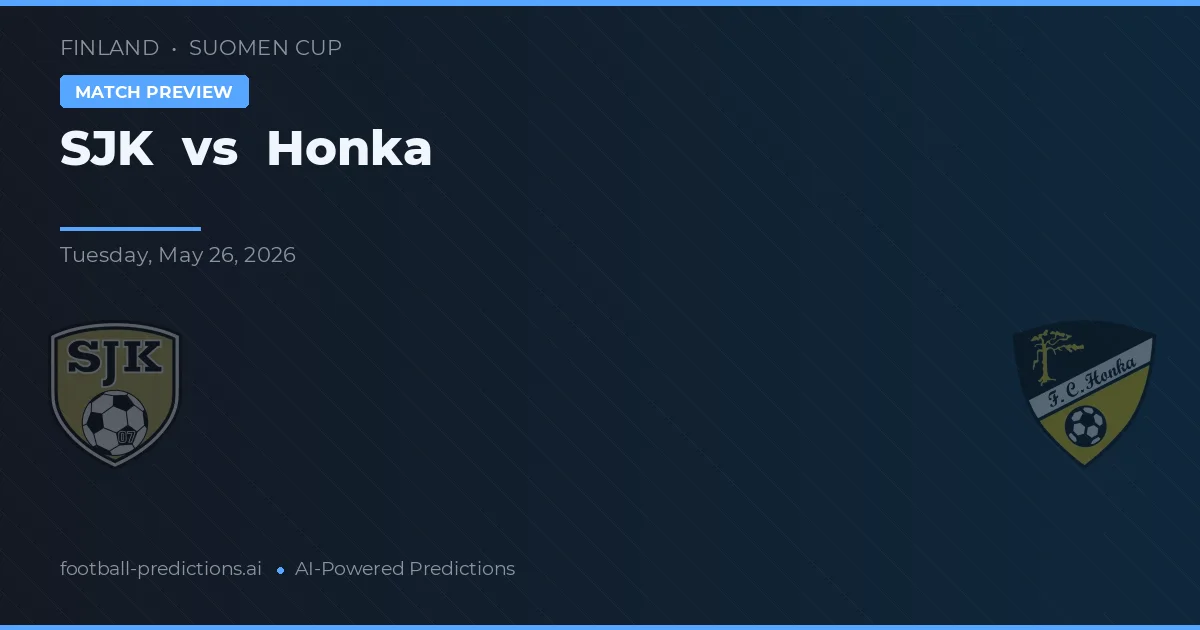 Honka vs VJS — pronóstico y previa del partido