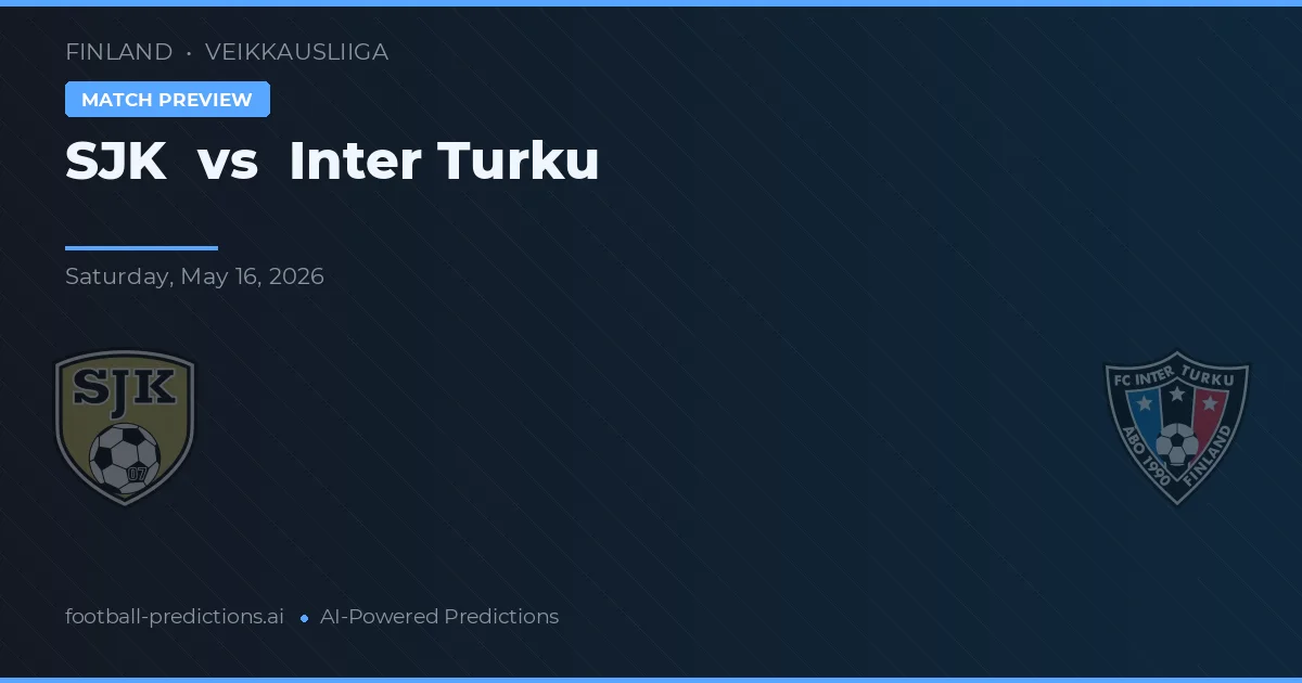 SJK vs Inter Turku — pronóstico y previa del partido