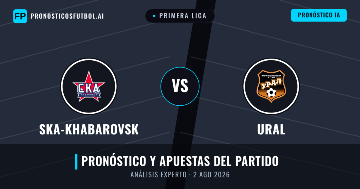 Ska-khabarovsk vs Ural — pronóstico y previa del partido