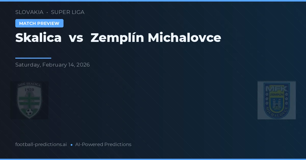 Skalica vs Zemplín Michalovce — pronóstico y previa del partido
