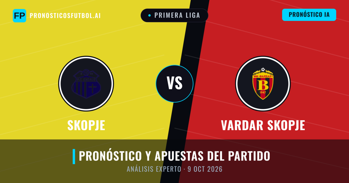 Skopje vs Vardar Skopje — pronóstico y previa del partido