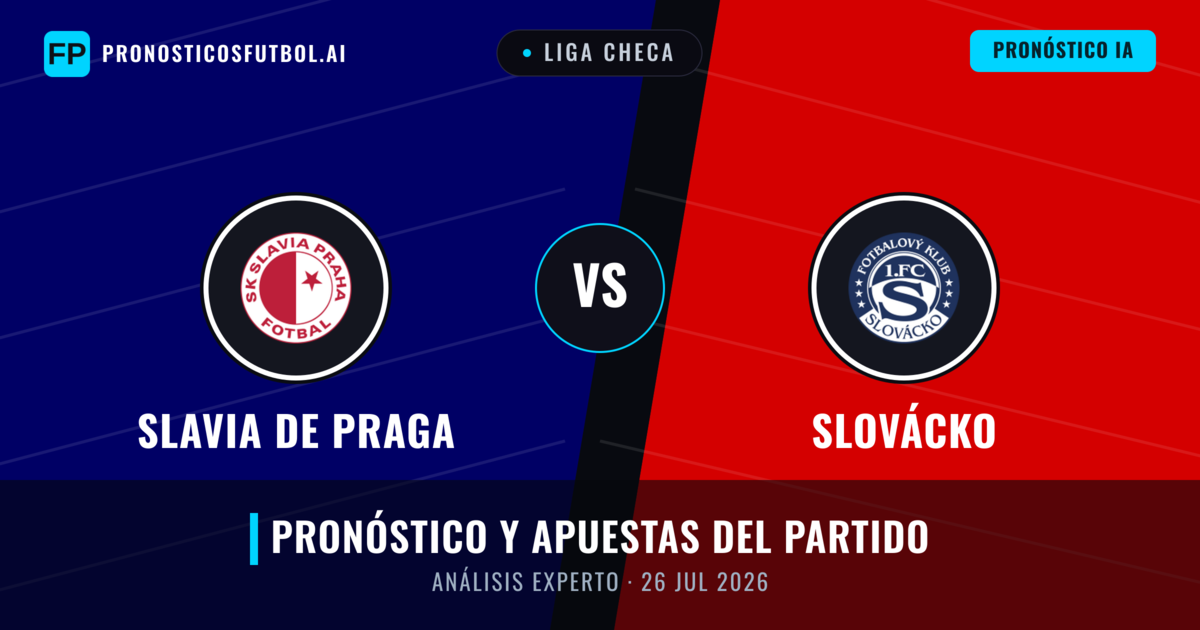 Slavia de Praga vs Slovácko — pronóstico y previa del partido
