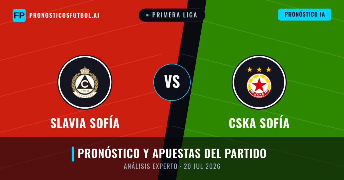 Slavia Sofía vs CSKA Sofía — pronóstico y previa del partido