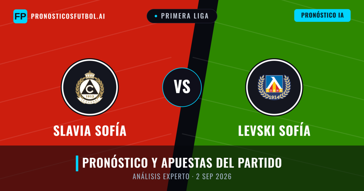 Slavia Sofía vs Levski Sofía — pronóstico y previa del partido