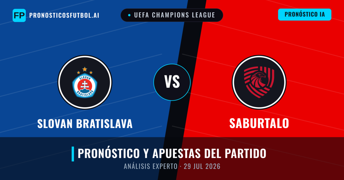 Slovan Bratislava vs FC Iberia 1999 — pronóstico y previa del partido