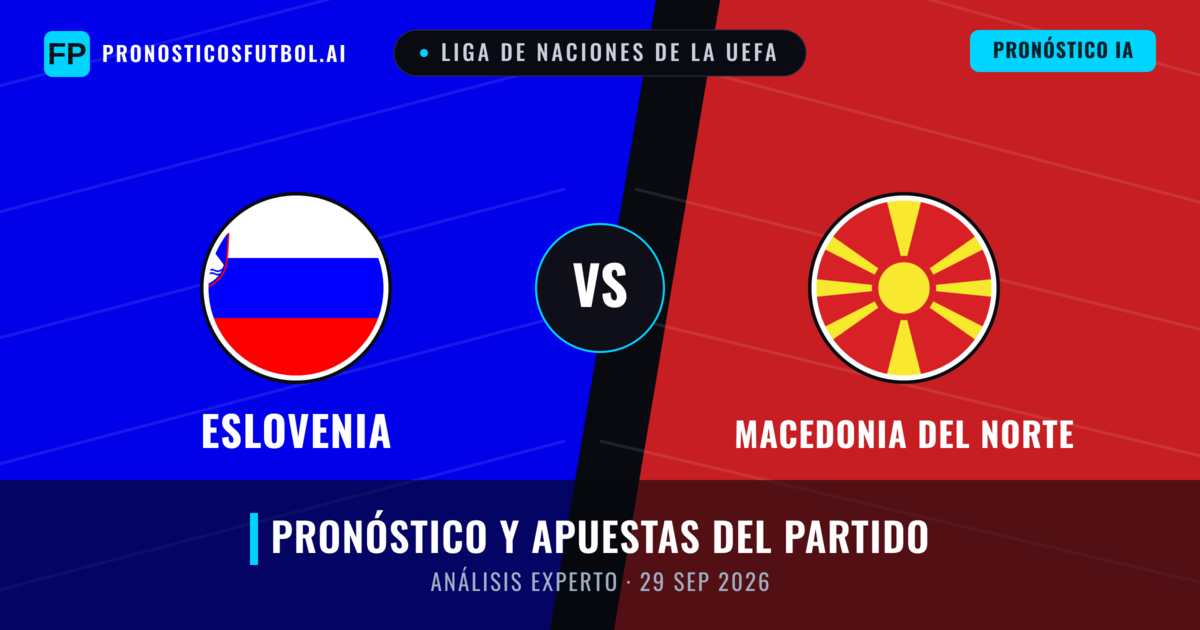 Eslovenia vs Macedonia del Norte — pronóstico y previa del partido