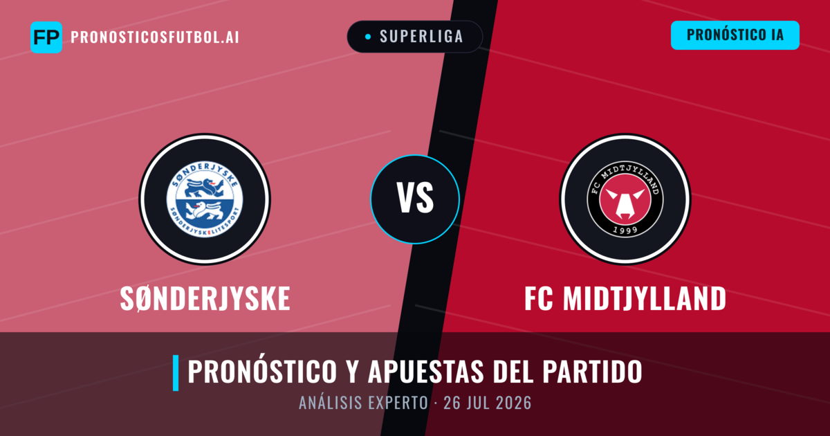 Sønderjyske vs FC Midtjylland — pronóstico y previa del partido