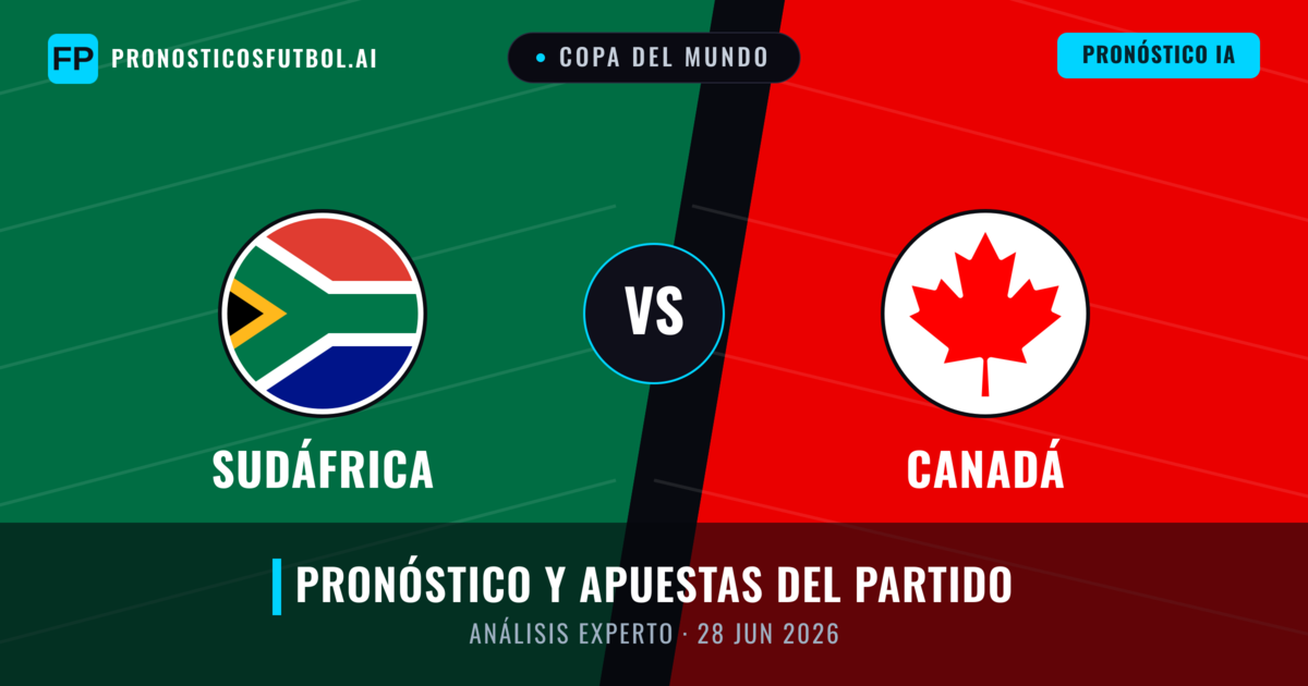 Sudáfrica vs Canadá — pronóstico y previa del partido