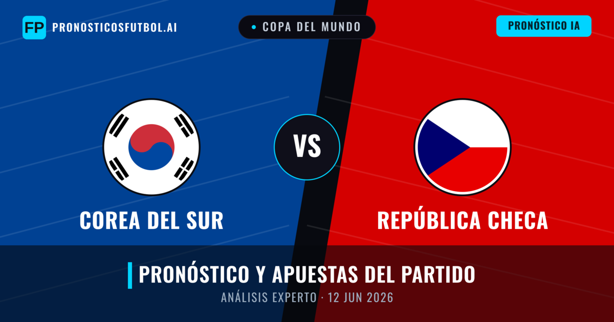 Corea del Sur vs República Checa — pronóstico y previa del partido