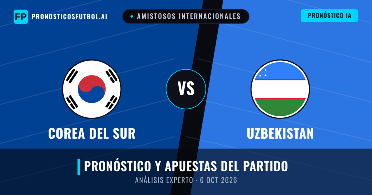 Corea del Sur vs Uzbekistan — pronóstico y previa del partido