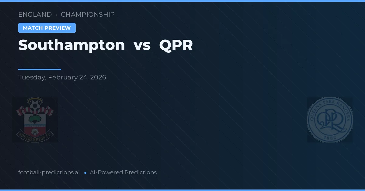 Southampton vs QPR — pronóstico y previa del partido