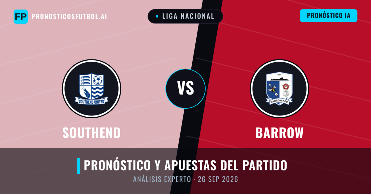Southend vs Barrow — pronóstico y previa del partido