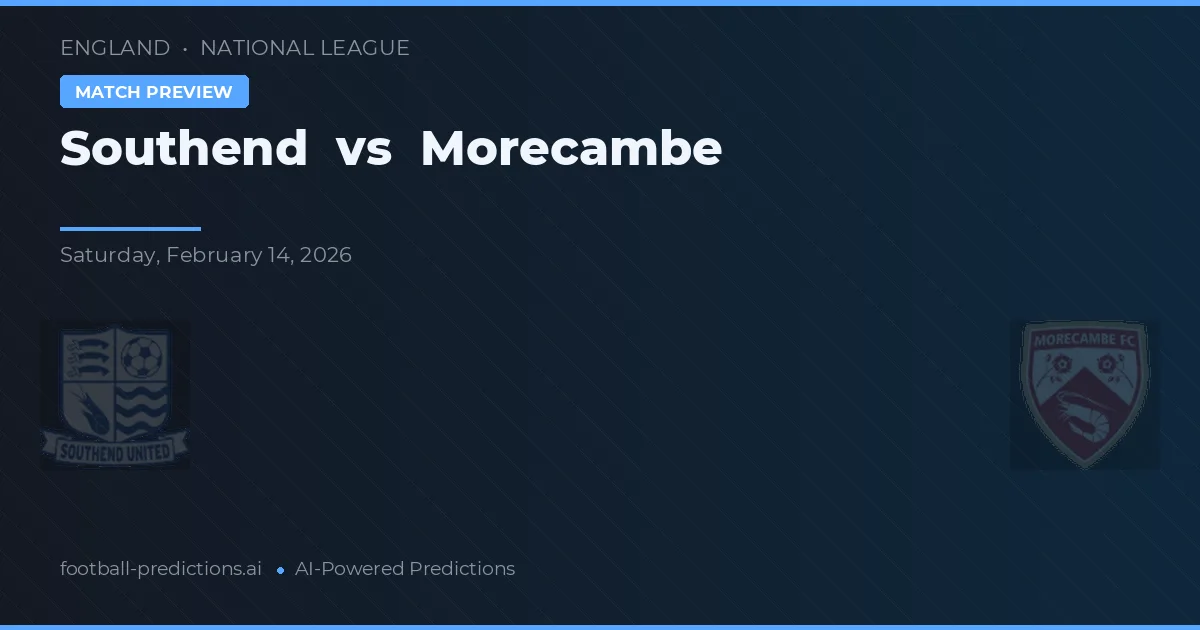 Southend vs Morecambe — pronóstico y previa del partido