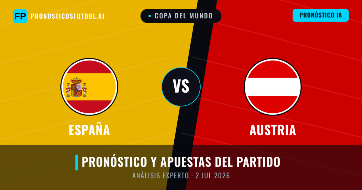 España vs Austria — pronóstico y previa del partido
