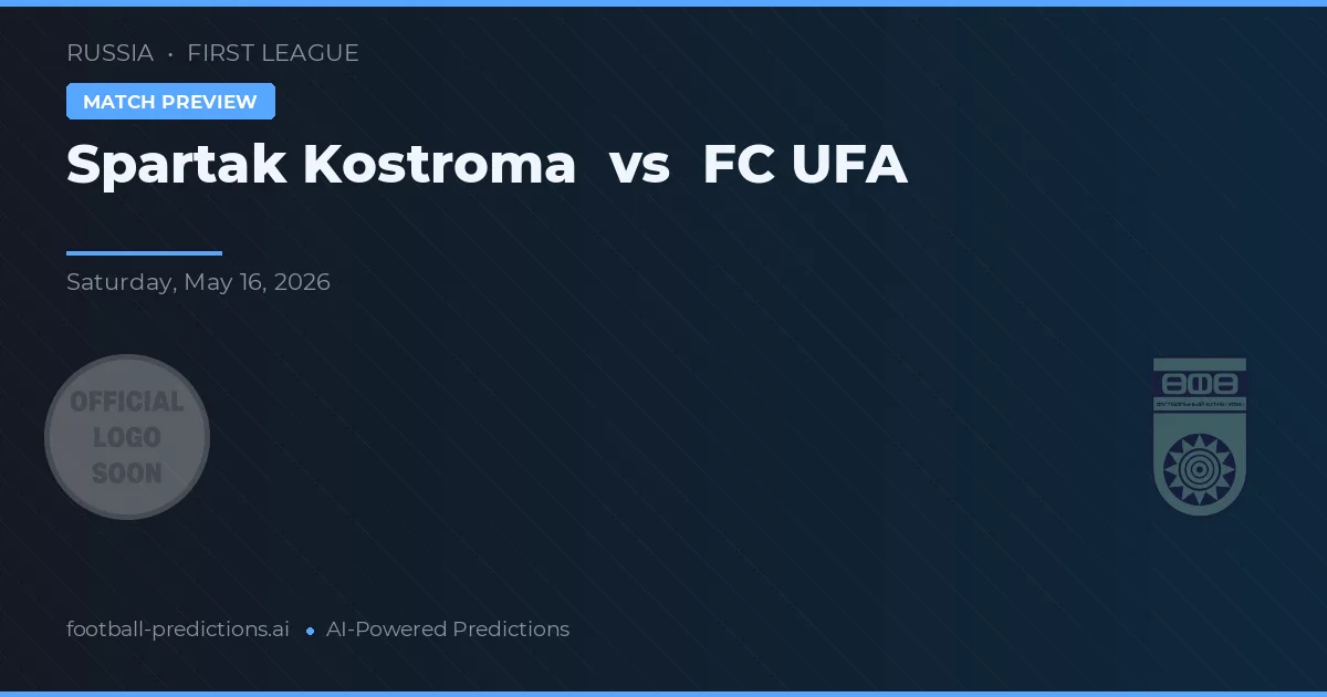 Spartak Kostroma vs FC UFA — pronóstico y previa del partido