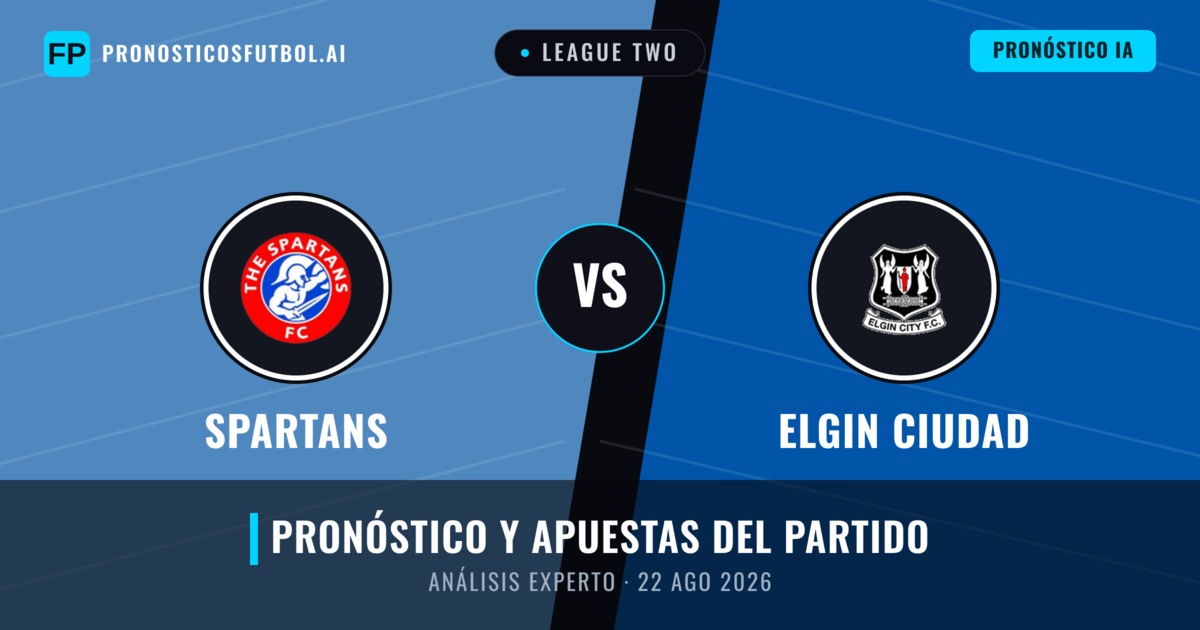 Spartans vs Elgin Ciudad — pronóstico y previa del partido