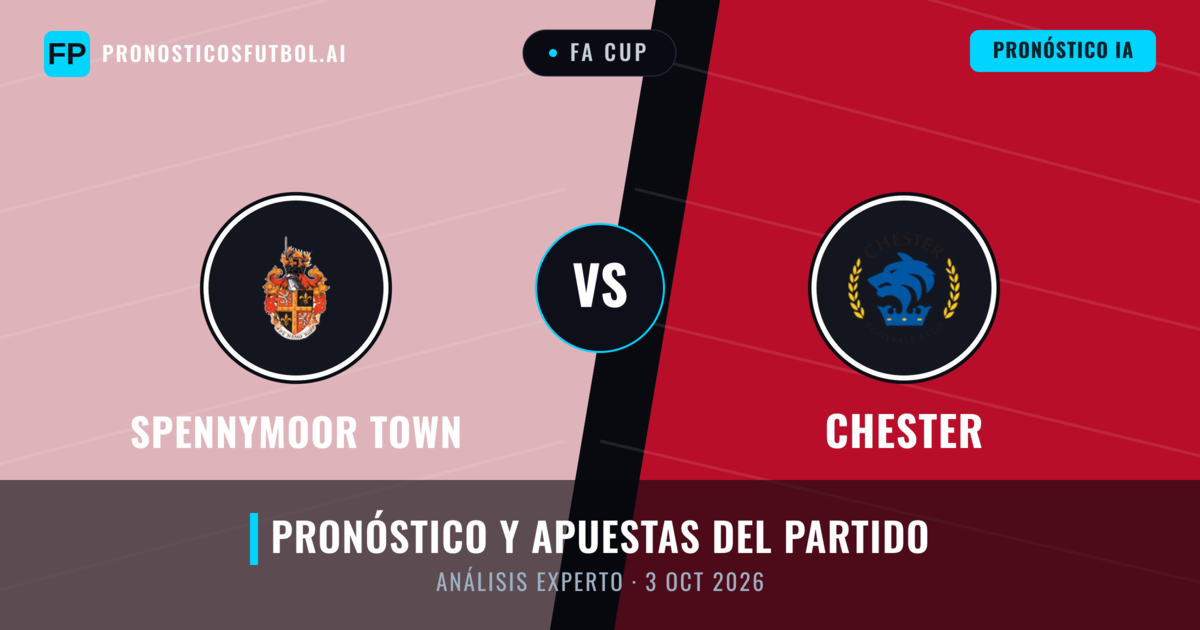 Spennymoor Town vs Chester — pronóstico y previa del partido