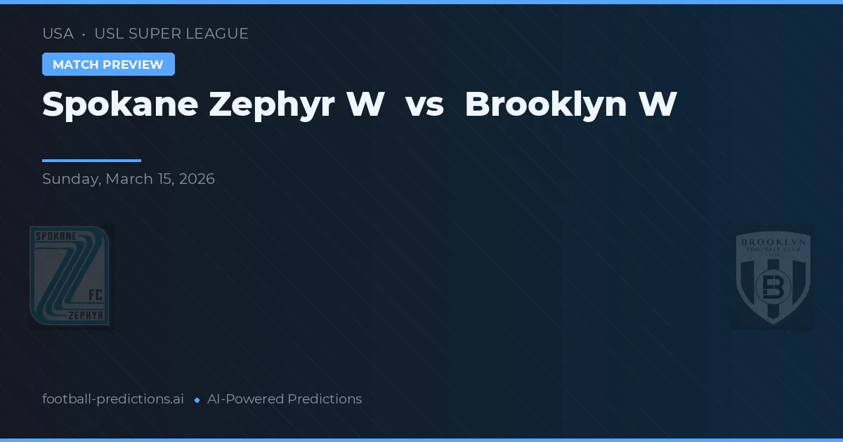 Spokane Zephyr W vs Brooklyn W — pronóstico y previa del partido
