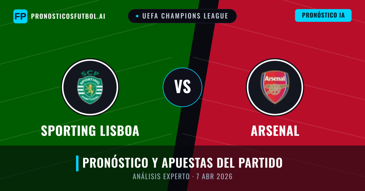 Sporting Lisboa vs Arsenal — pronóstico y previa del partido