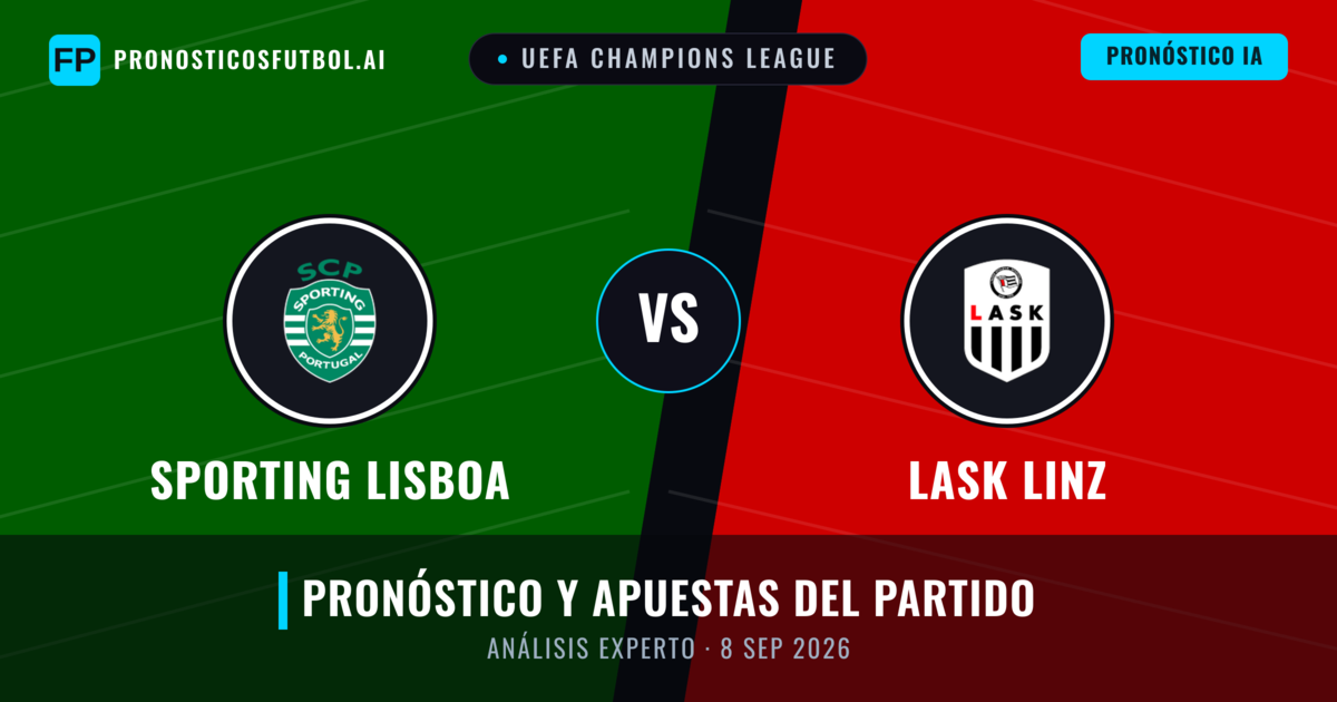 Sporting Lisboa vs LASK Linz — pronóstico y previa del partido