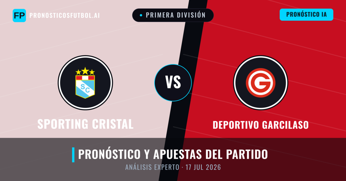 Sporting Cristal vs Deportivo Garcilaso — pronóstico y previa del partido