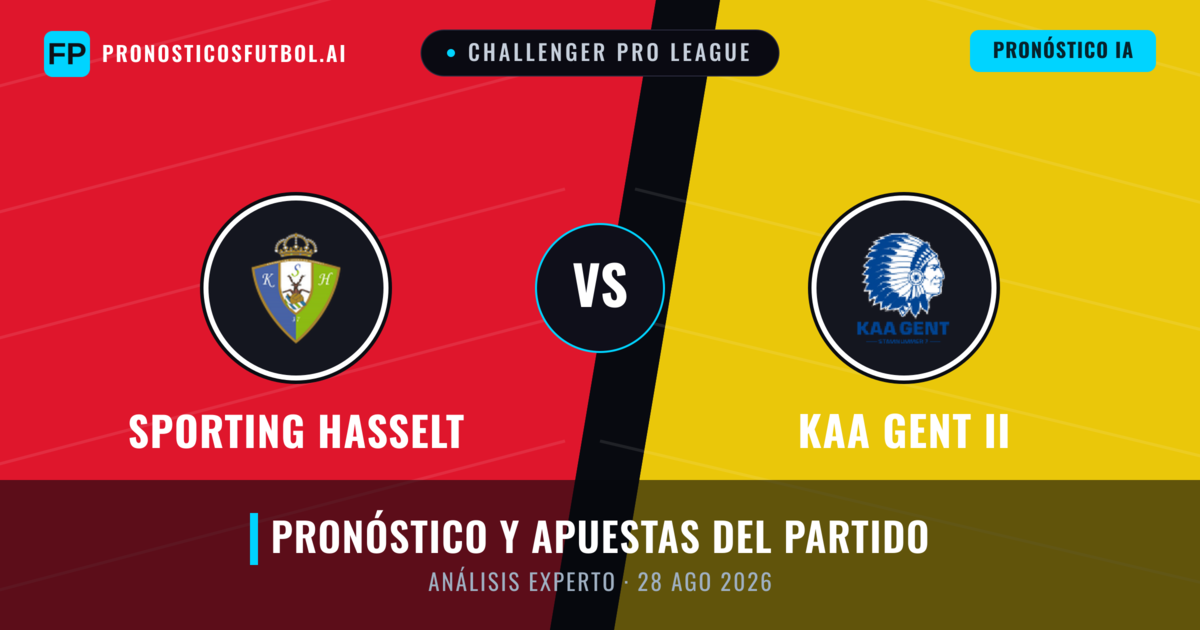 Sporting Hasselt vs KAA Gent II — pronóstico y previa del partido