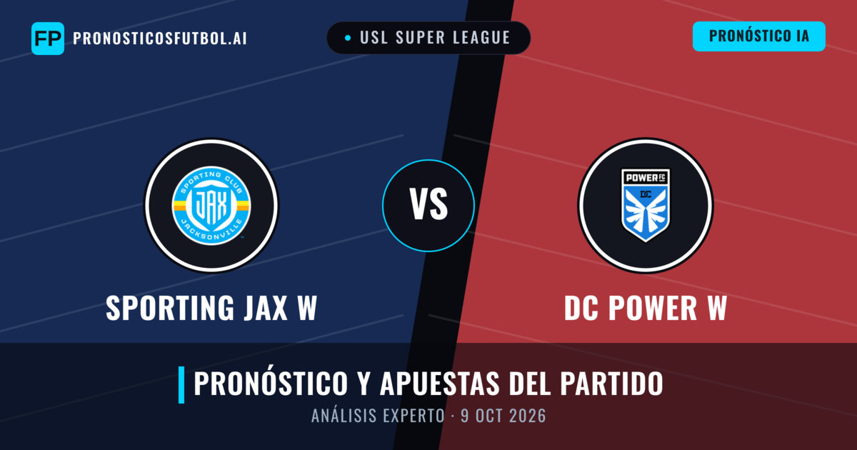 Sporting JAX W vs DC Power W — pronóstico y previa del partido