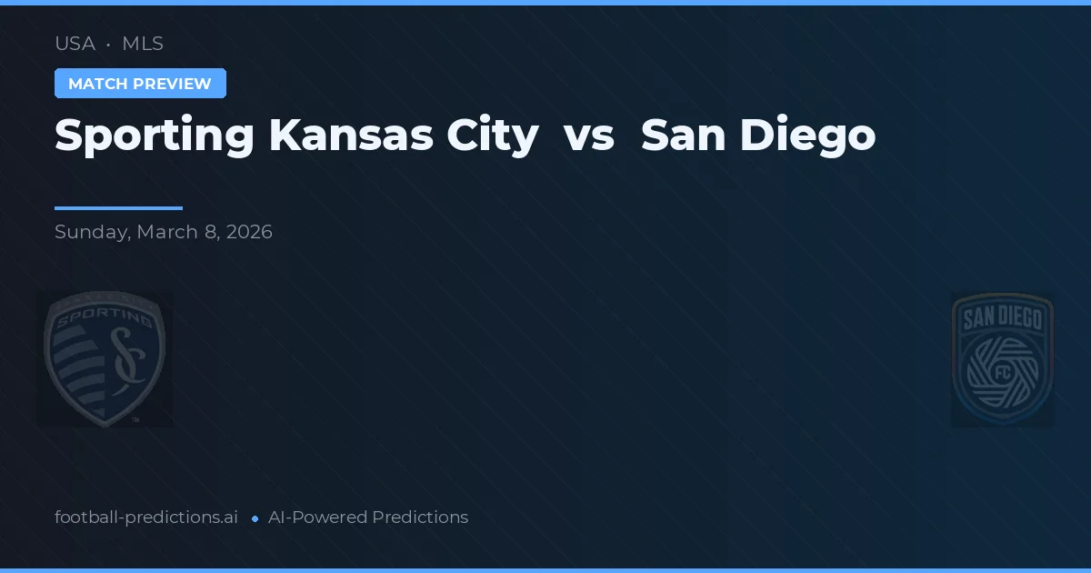 Sporting Kansas City vs San Diego — pronóstico y previa del partido
