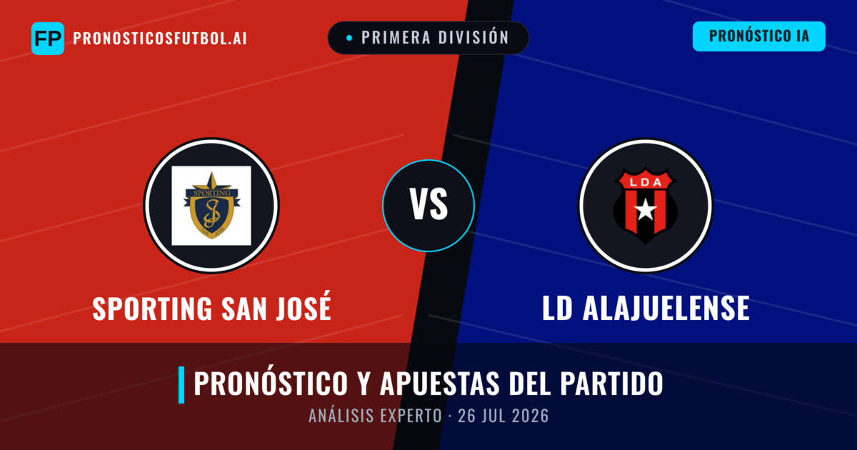 Sporting San José vs LD Alajuelense — pronóstico y previa del partido