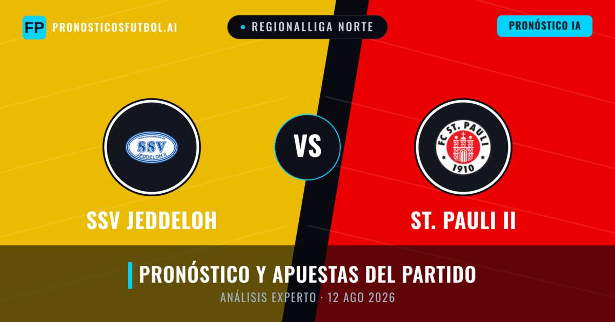 SSV Jeddeloh vs St. Pauli II — pronóstico y previa del partido