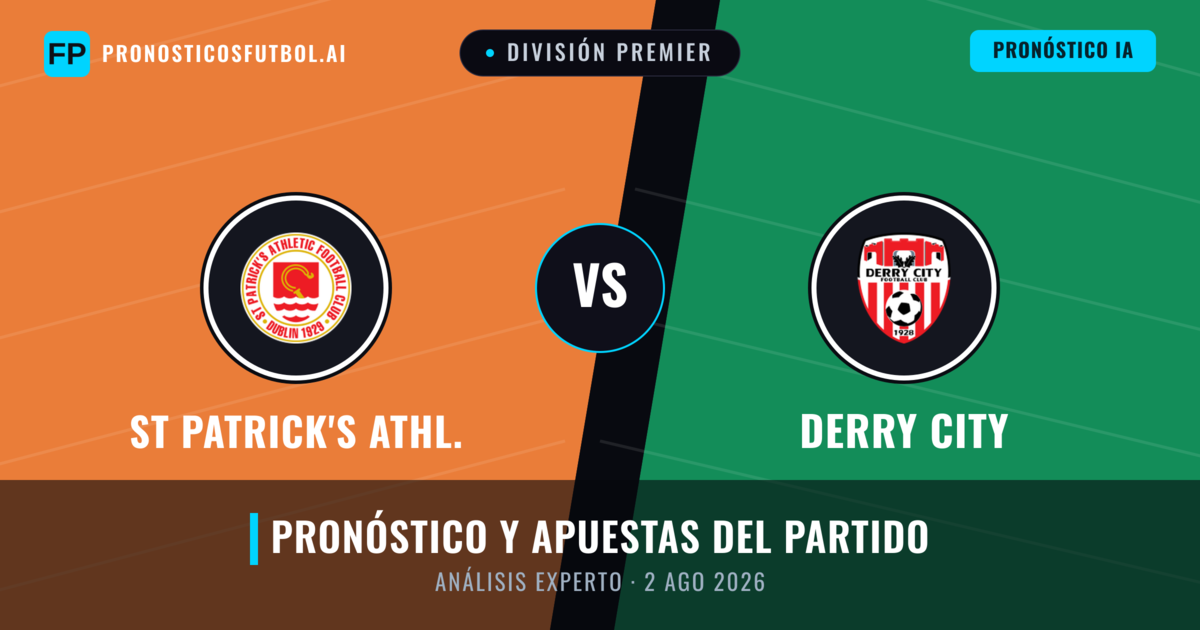 St Patrick's Athl. vs Derry City — pronóstico y previa del partido