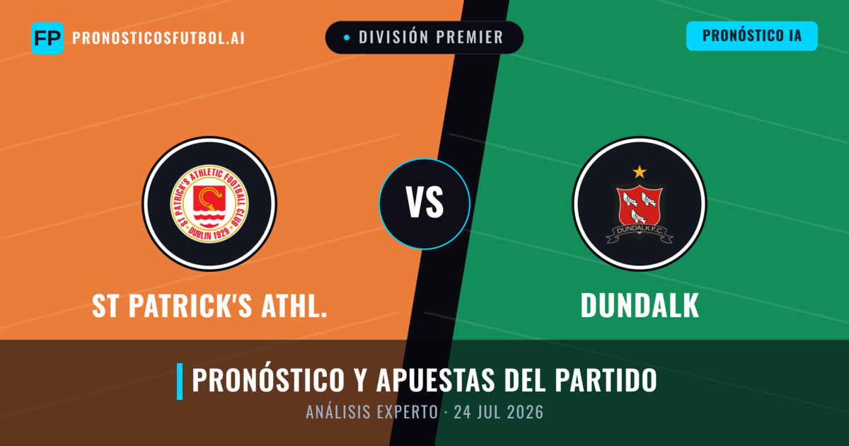 St Patrick's Athl. vs Dundalk — pronóstico y previa del partido