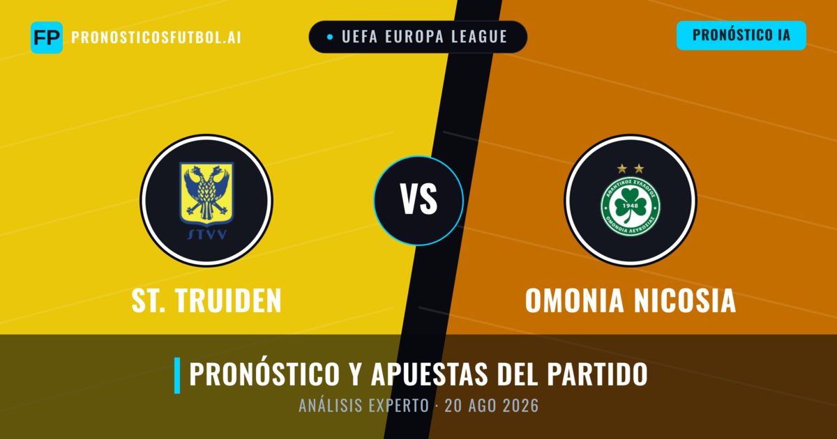 St. Truiden vs Omonia Nicosia — pronóstico y previa del partido