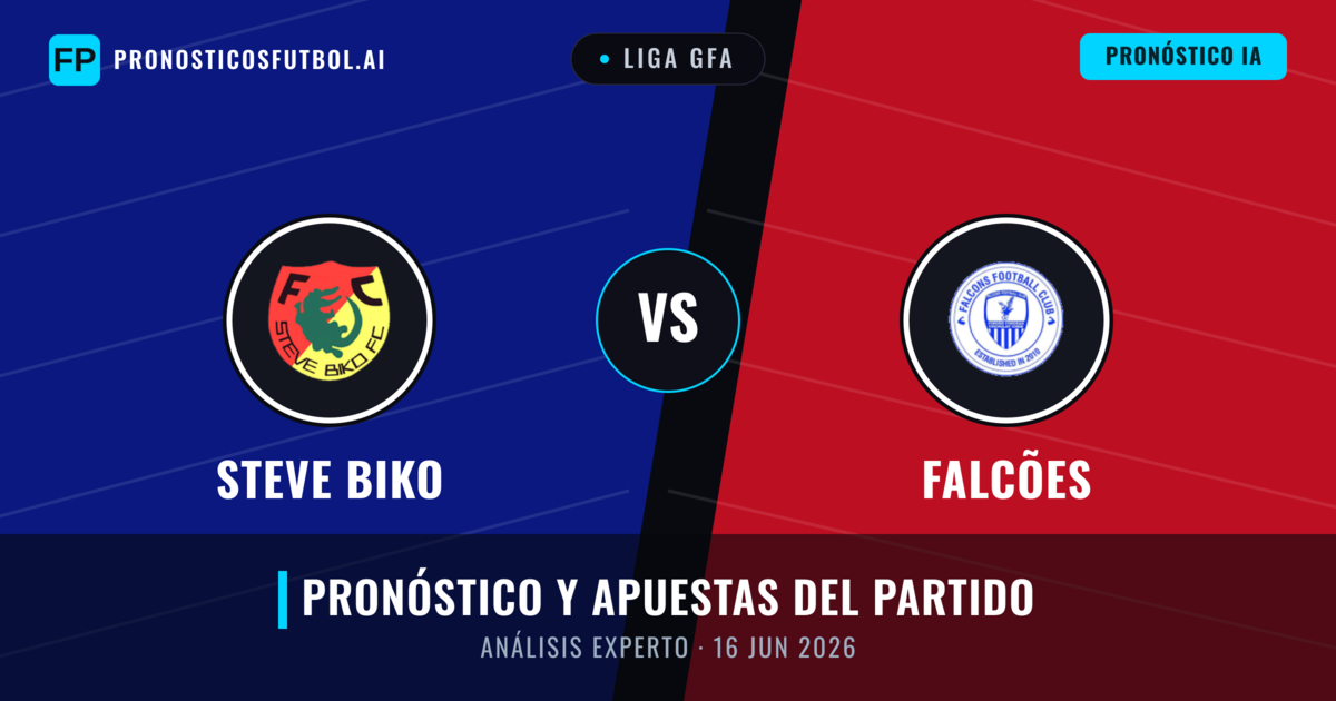 Steve Biko vs Falcões — pronóstico y previa del partido