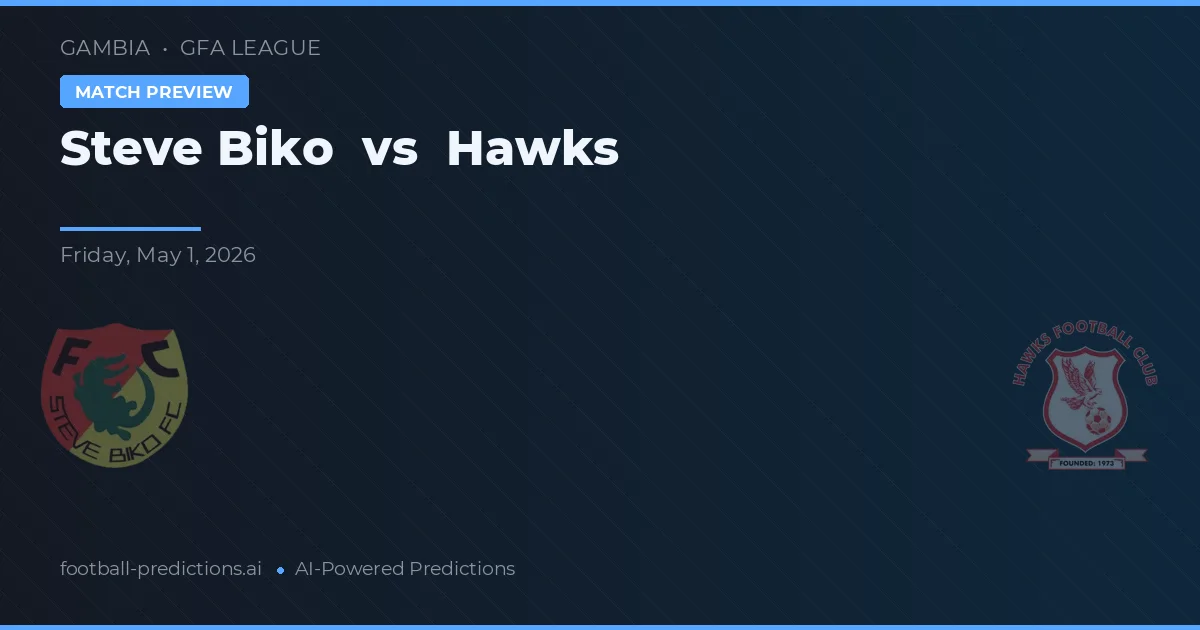 Steve Biko vs Hawks — pronóstico y previa del partido