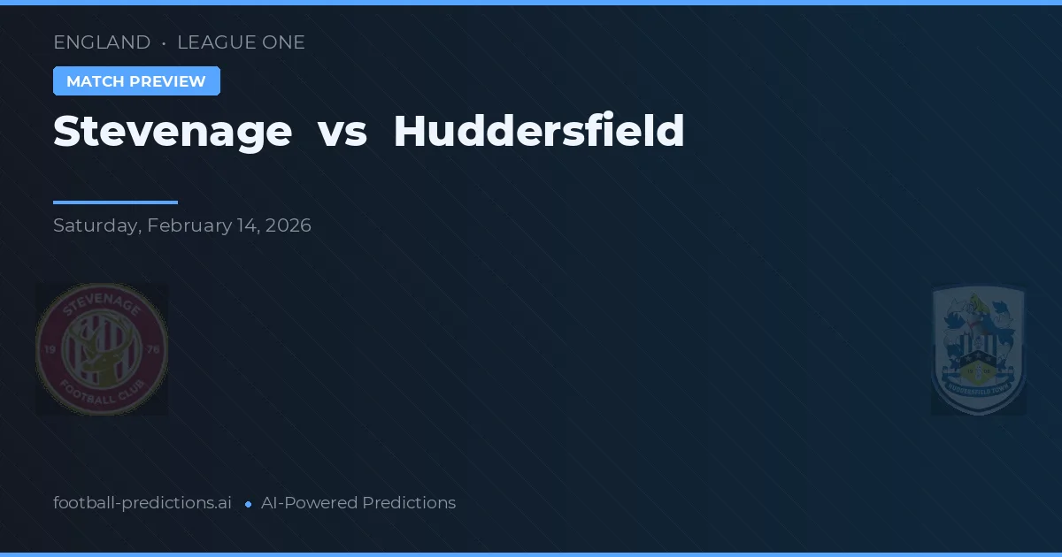 Stevenage vs Huddersfield — pronóstico y previa del partido