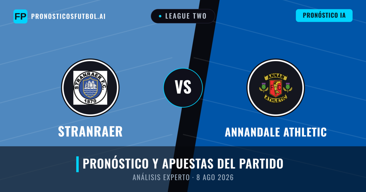 Stranraer vs Annandale Athletic — pronóstico y previa del partido