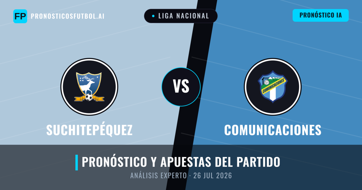 Suchitepéquez vs Comunicaciones — pronóstico y previa del partido