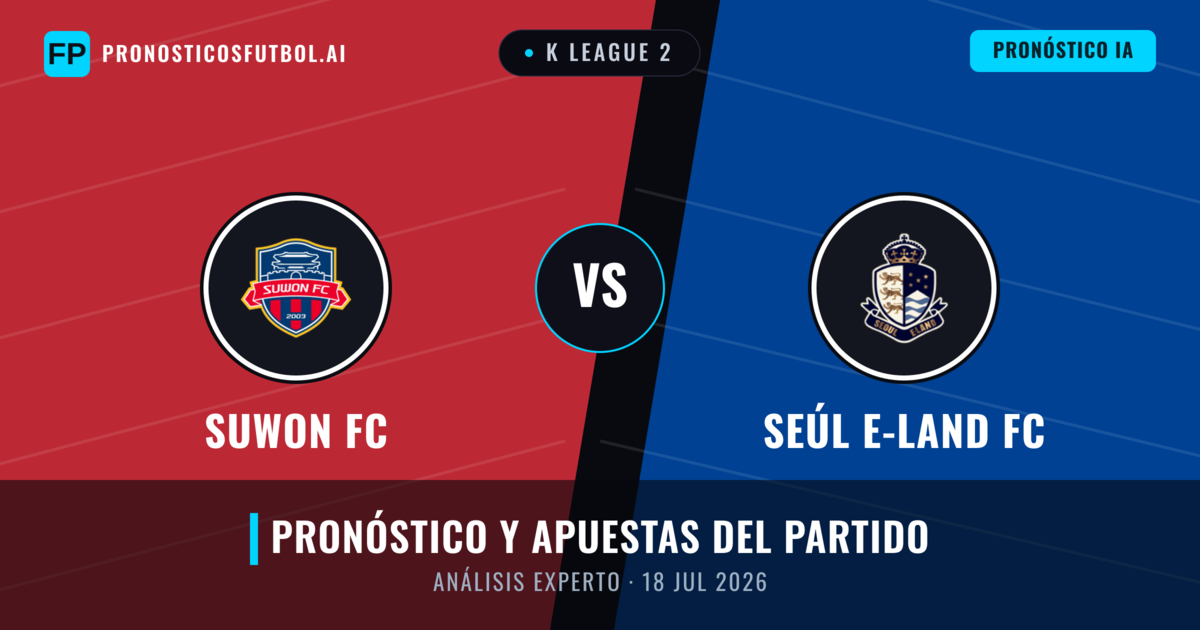 Suwon FC vs Seúl E-Land FC — pronóstico y previa del partido