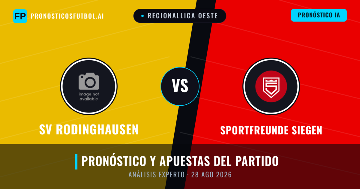 SV Rodinghausen vs Sportfreunde Siegen — pronóstico y previa del partido