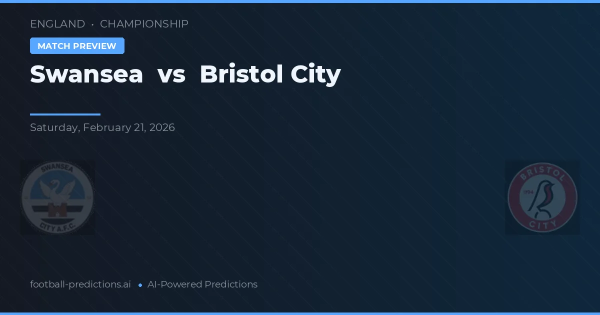 Swansea vs Bristol City — pronóstico y previa del partido